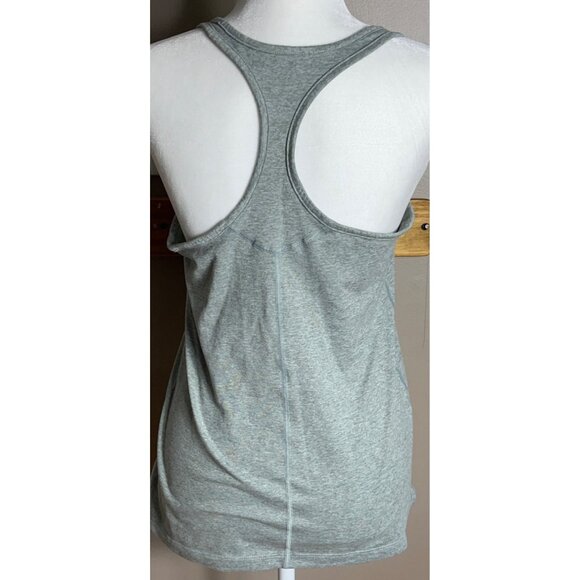 Nike Dri-Fit Tank Top Gray Athletic Activewear Fitness Racerback Gym Womens M - Picture 2 of 8